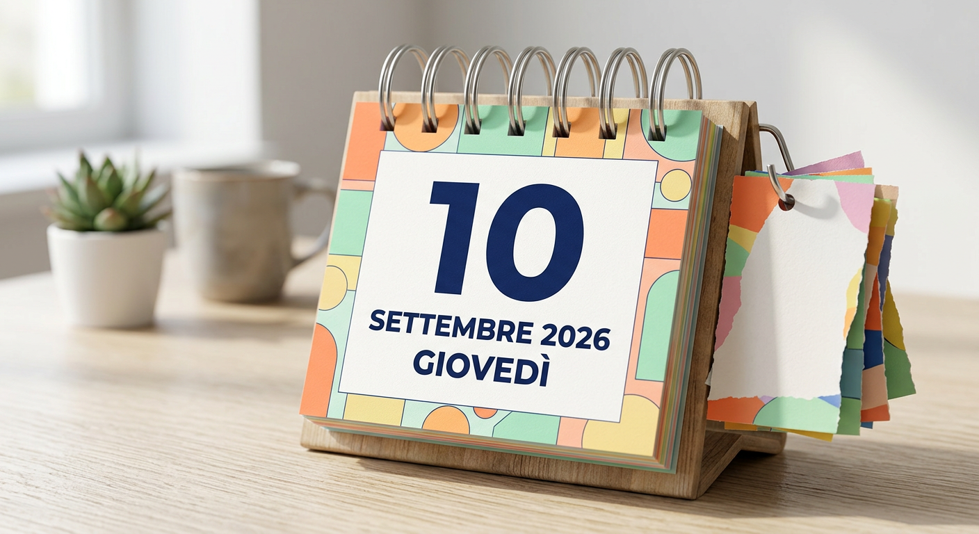 Calendario e inizio attività didattiche a.s. 2026/2027